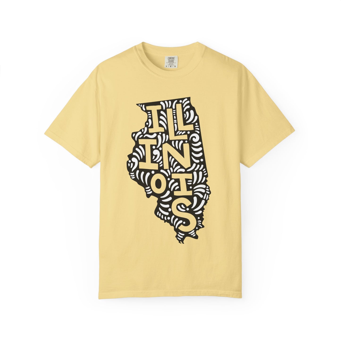 Illinois "Woodcut Series" T-Shirt - 14 Colors in 7 Sizes Available!