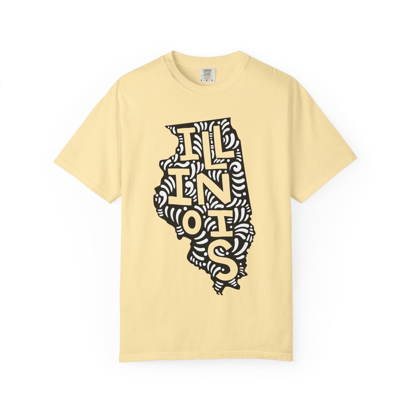 Illinois "Woodcut Series" T-Shirt - 14 Colors in 7 Sizes Available!