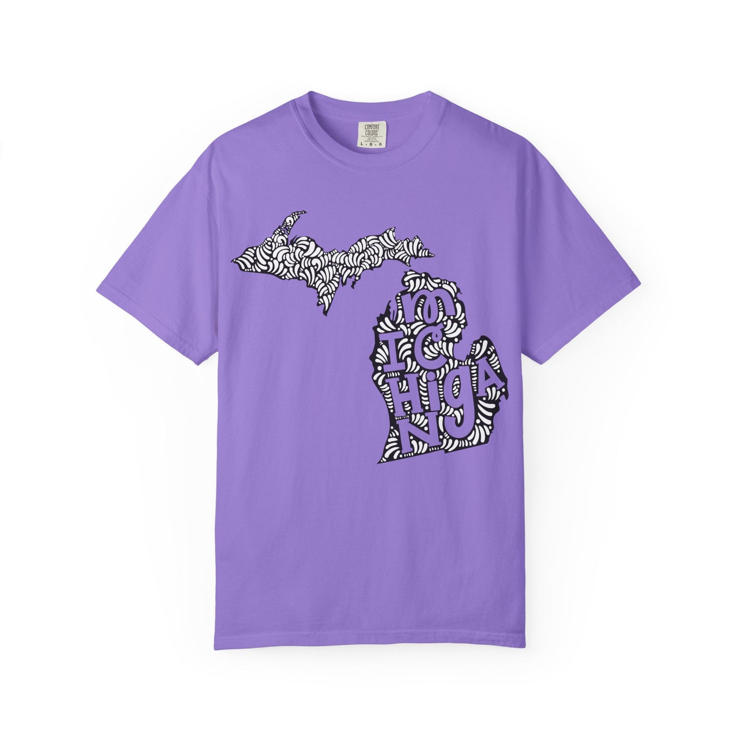 Michigan "Woodcut Series" T-Shirt - 14 Colors in 7 Sizes Available!
