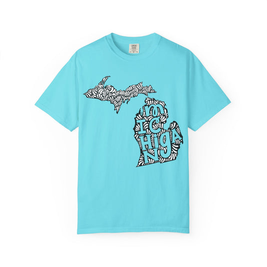 Michigan "Woodcut Series" T-Shirt - 14 Colors in 7 Sizes Available!