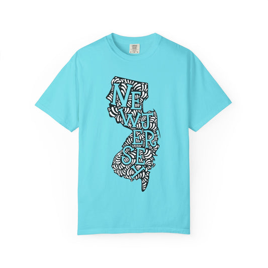 New Jersey "Woodcut Series" T-Shirt - 14 Colors in 7 Sizes Available!