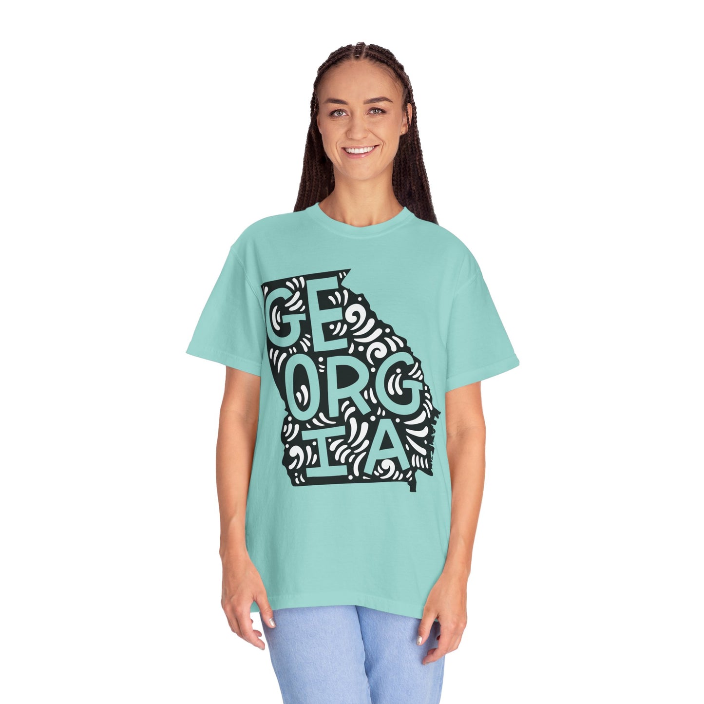 Georgia "Woodcut Series" T-Shirt - 14 Colors in 7 Sizes Available!