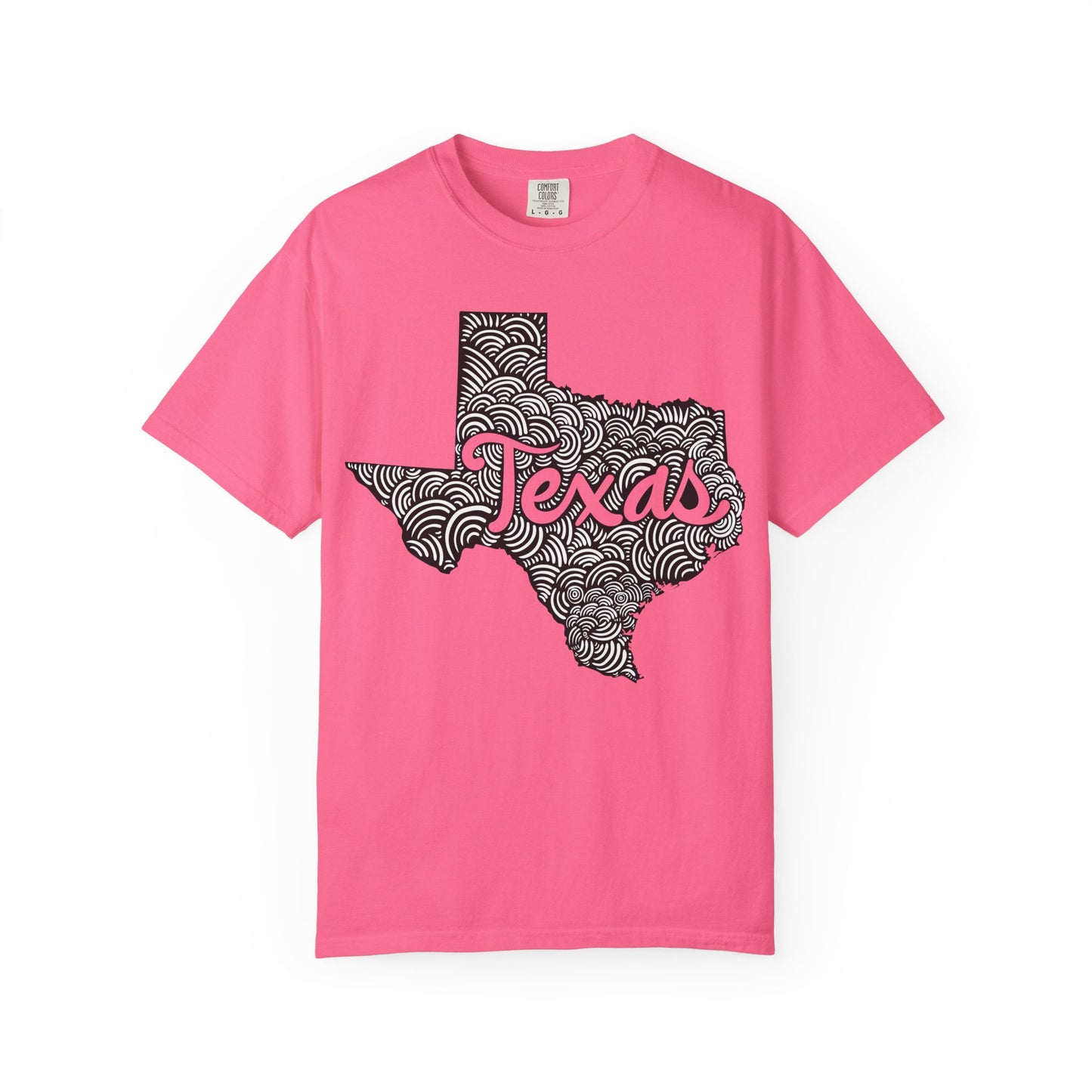 Texas "Woodcut Series" T-Shirt - 14 Colors in 7 Sizes Available!