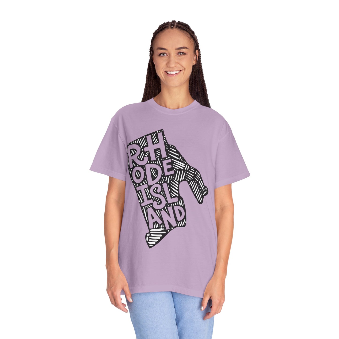 Rhode Island "Woodcut Series" T-Shirt - 14 Colors in 7 Sizes Available!