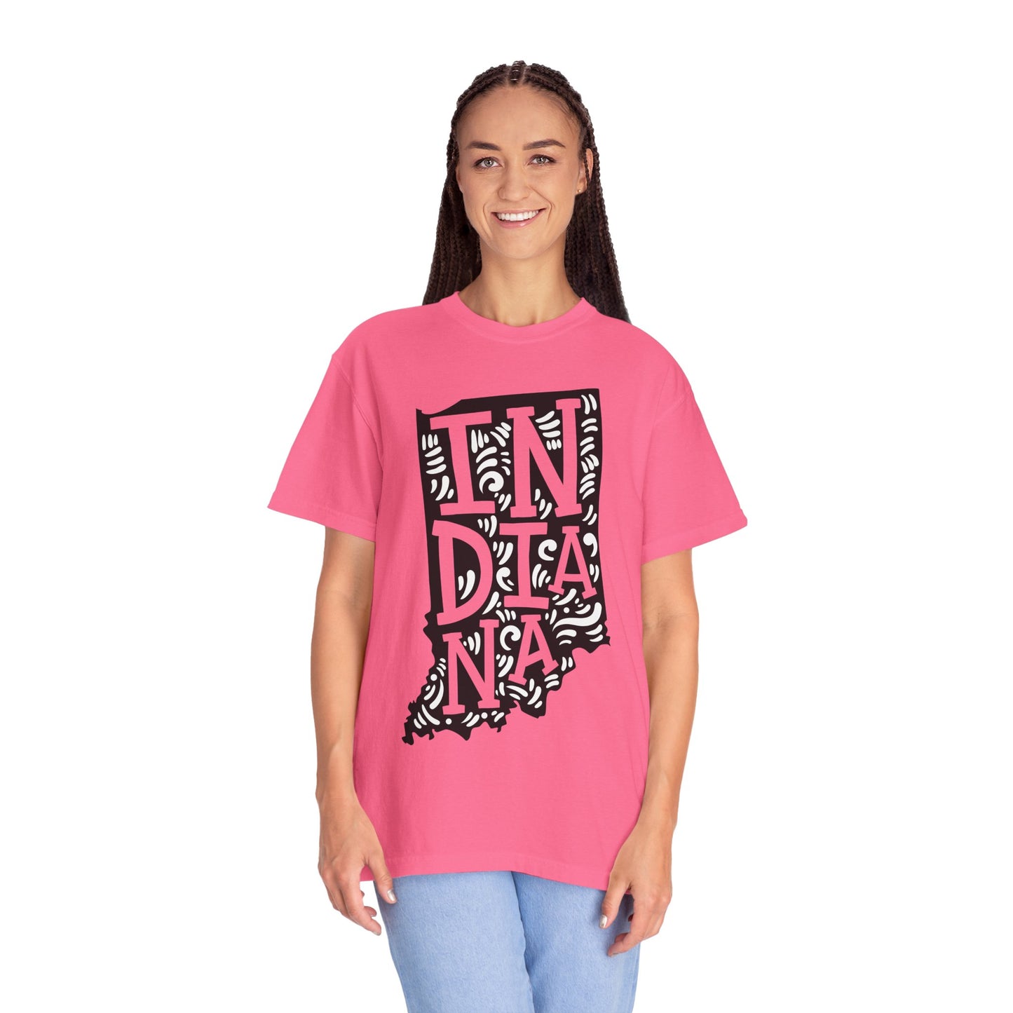 Indiana "Woodcut Series" T-Shirt - 14 Colors in 7 Sizes Available!