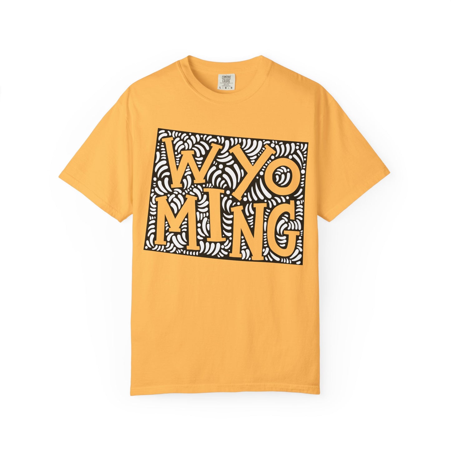 Wyoming "Woodcut Series" T-Shirt - 14 Colors in 7 Sizes Available!