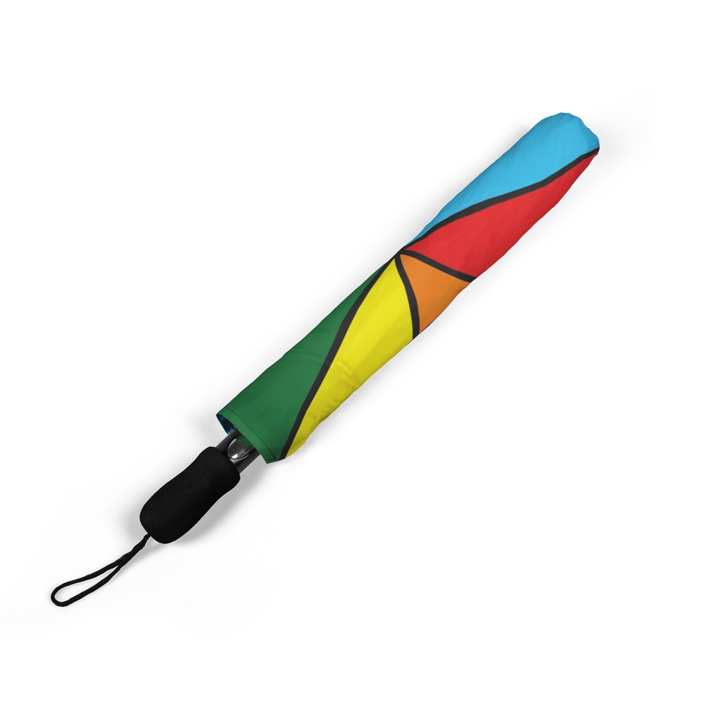 PRIDE LGBTQ Rainbow 48" Semi-Automatic Foldable Umbrella