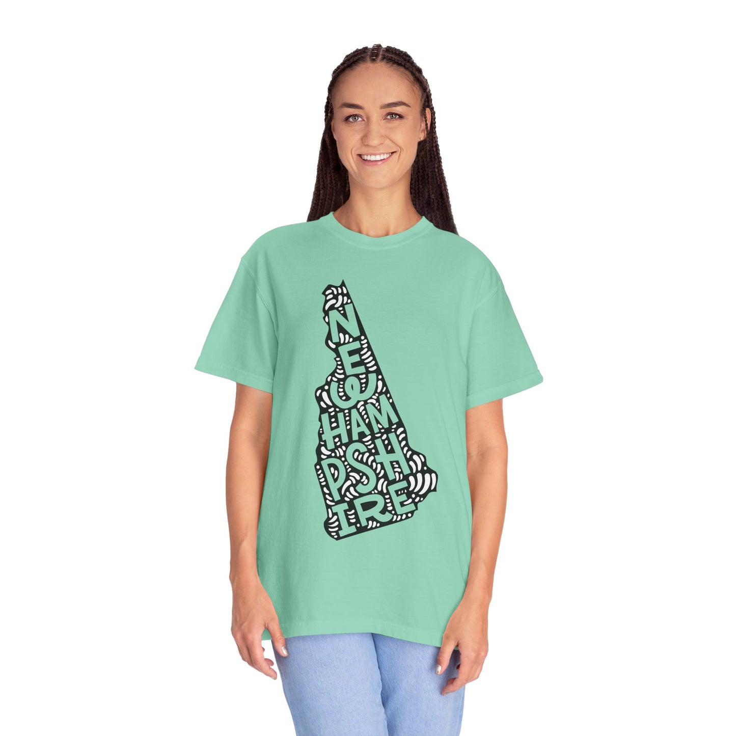New Hampshire "Woodcut Series" T-Shirt - 14 Colors in 7 Sizes Available!