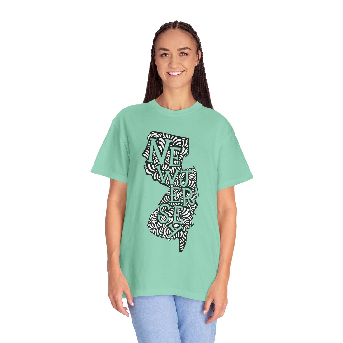New Jersey "Woodcut Series" T-Shirt - 14 Colors in 7 Sizes Available!