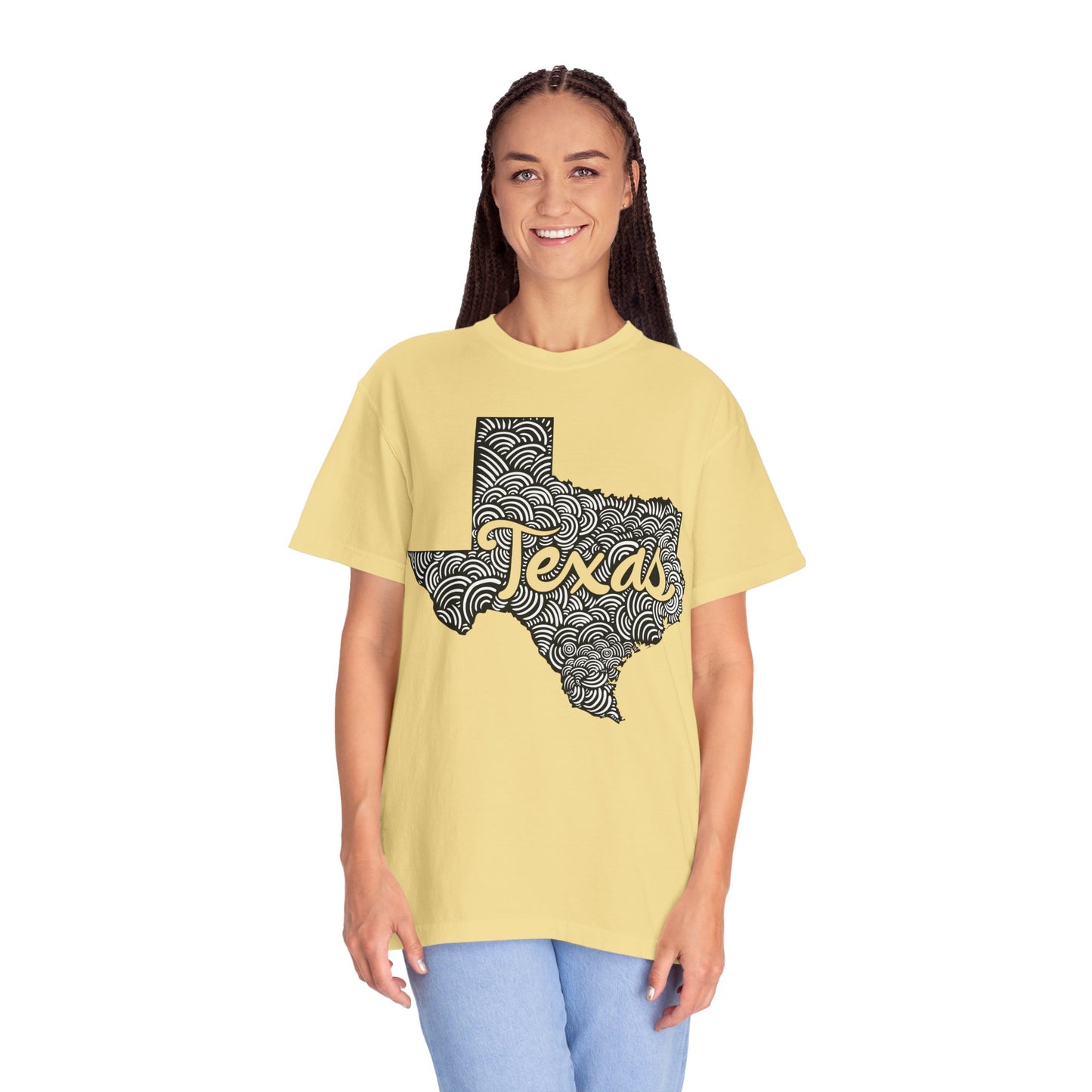 Texas "Woodcut Series" T-Shirt - 14 Colors in 7 Sizes Available!