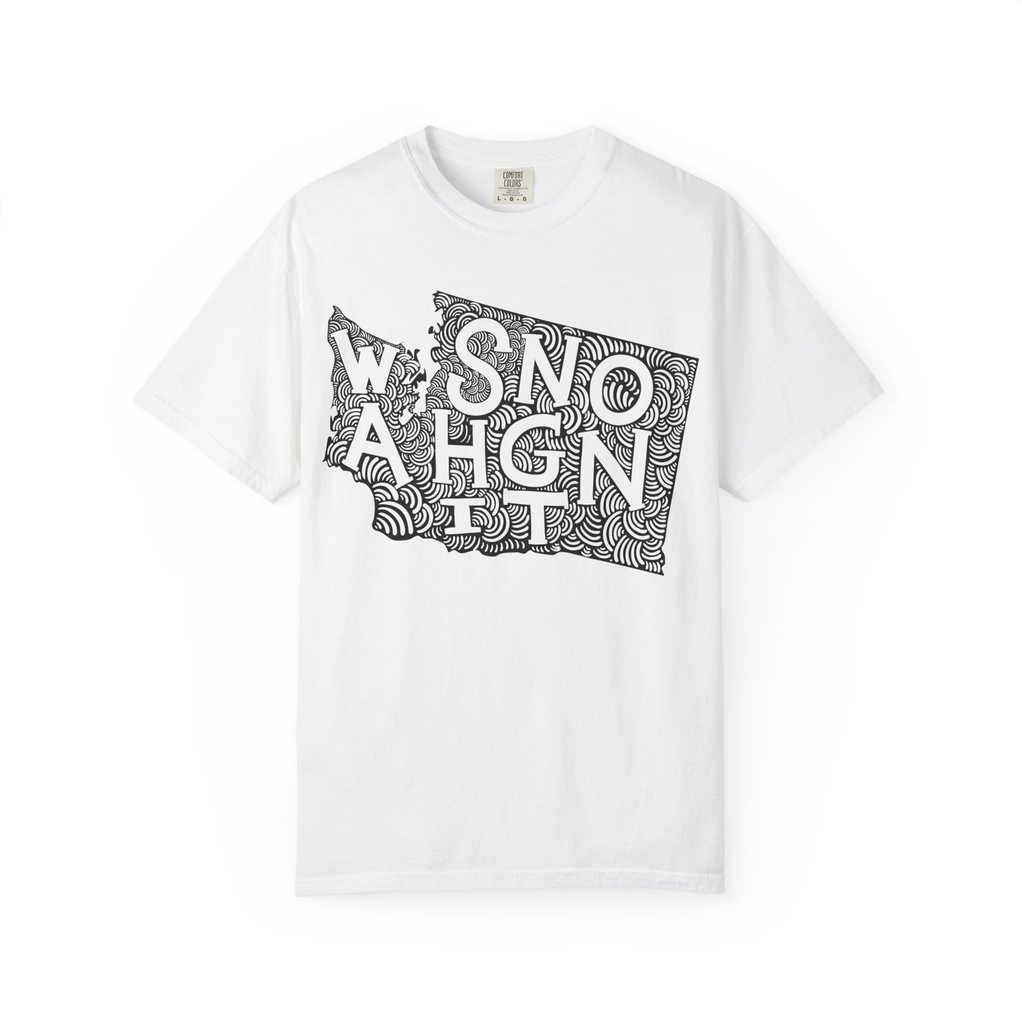 Washington "Woodcut Series" T-Shirt - 14 Colors in 7 Sizes Available!