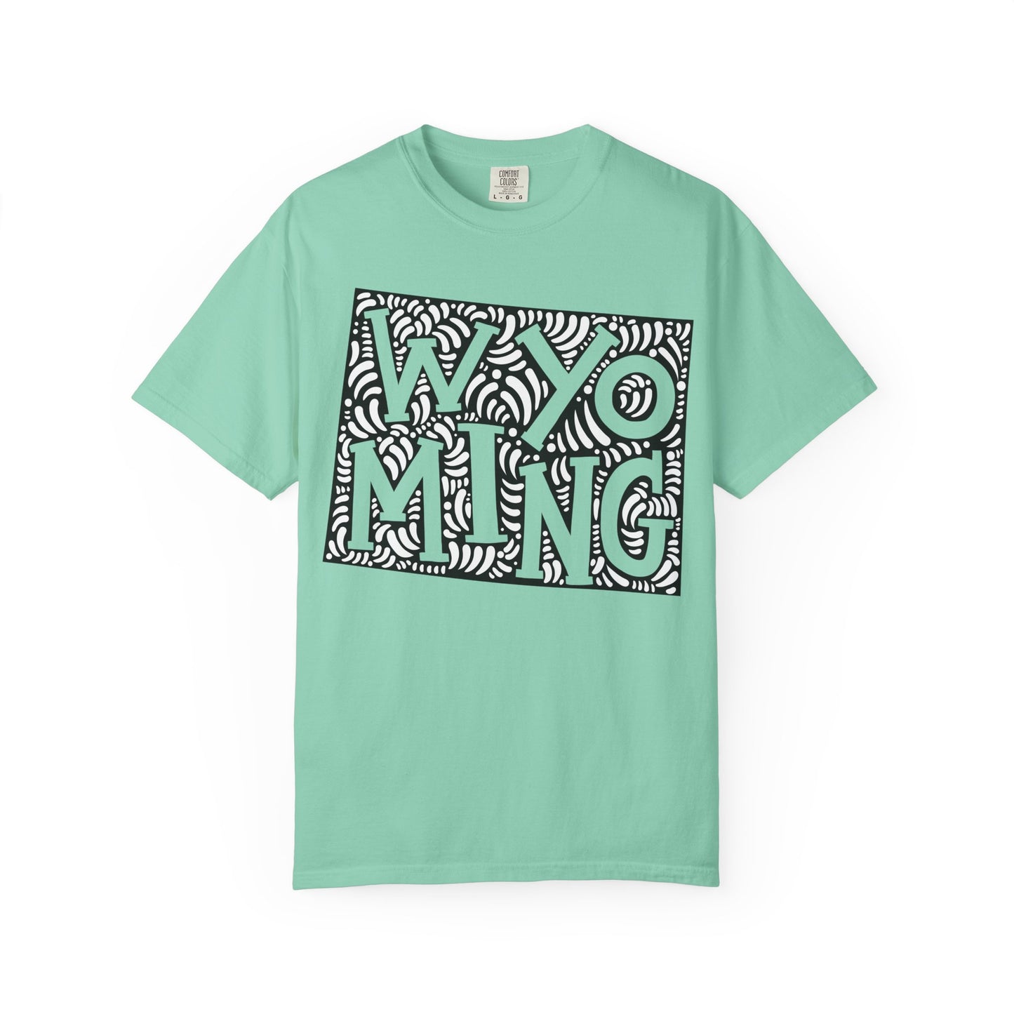 Wyoming "Woodcut Series" T-Shirt - 14 Colors in 7 Sizes Available!