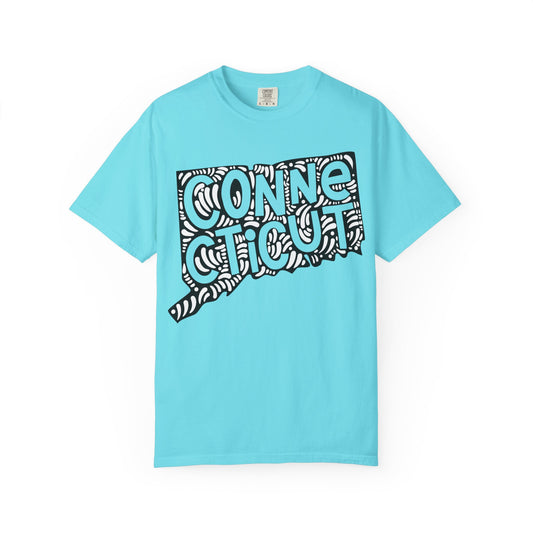 Connecticut "Woodcut Series" T-Shirt - 14 Colors in 7 Sizes Available!