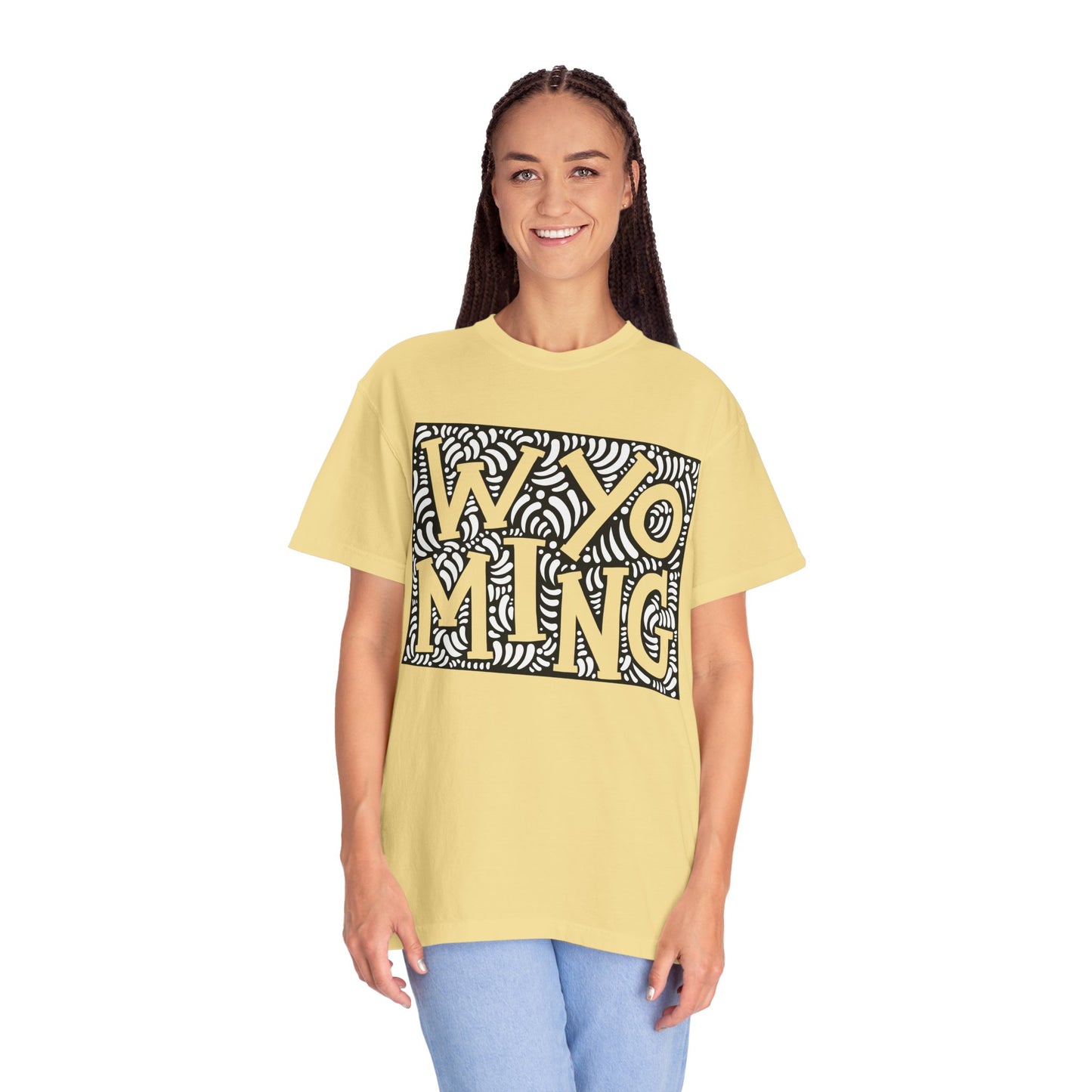 Wyoming "Woodcut Series" T-Shirt - 14 Colors in 7 Sizes Available!