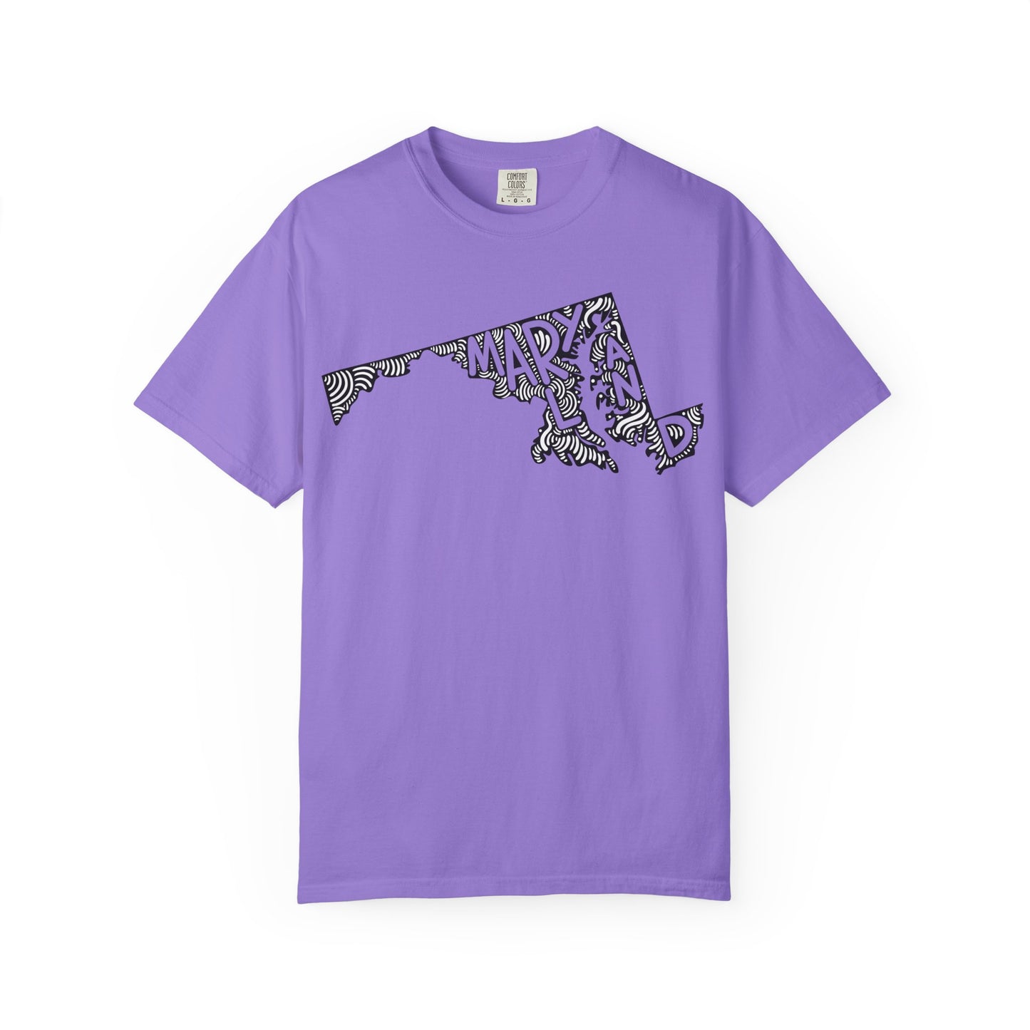 Maryland "Woodcut Series" T-Shirt - 14 Colors in 7 Sizes Available!