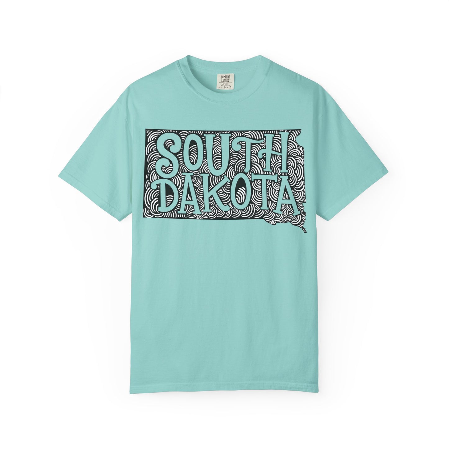 South Dakota "Woodcut Series" T-Shirt - 14 Colors in 7 Sizes Available!