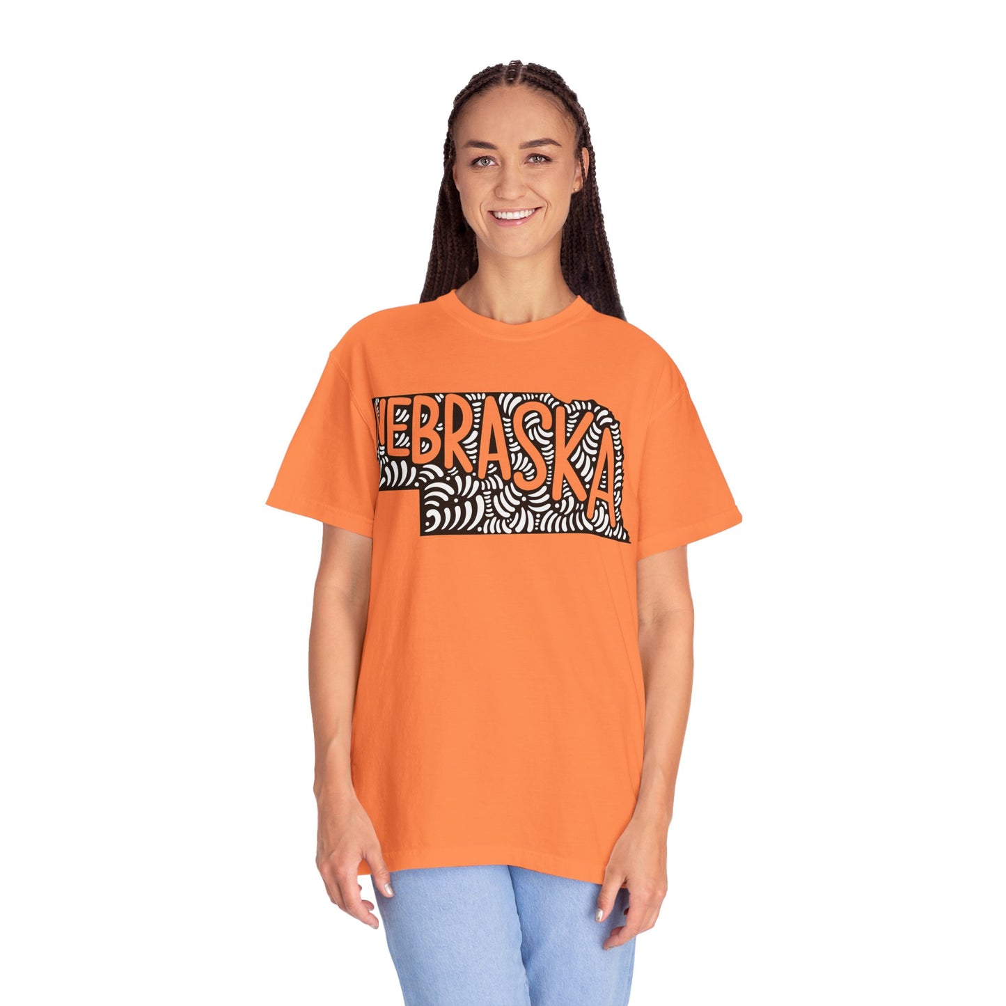 Nebraska "Woodcut Series" T-Shirt - 14 Colors in 7 Sizes Available!