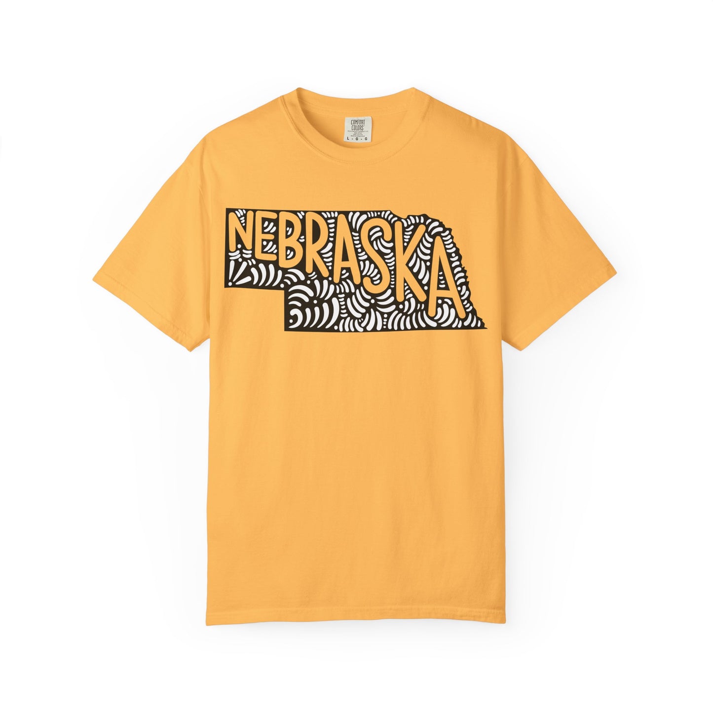 Nebraska "Woodcut Series" T-Shirt - 14 Colors in 7 Sizes Available!
