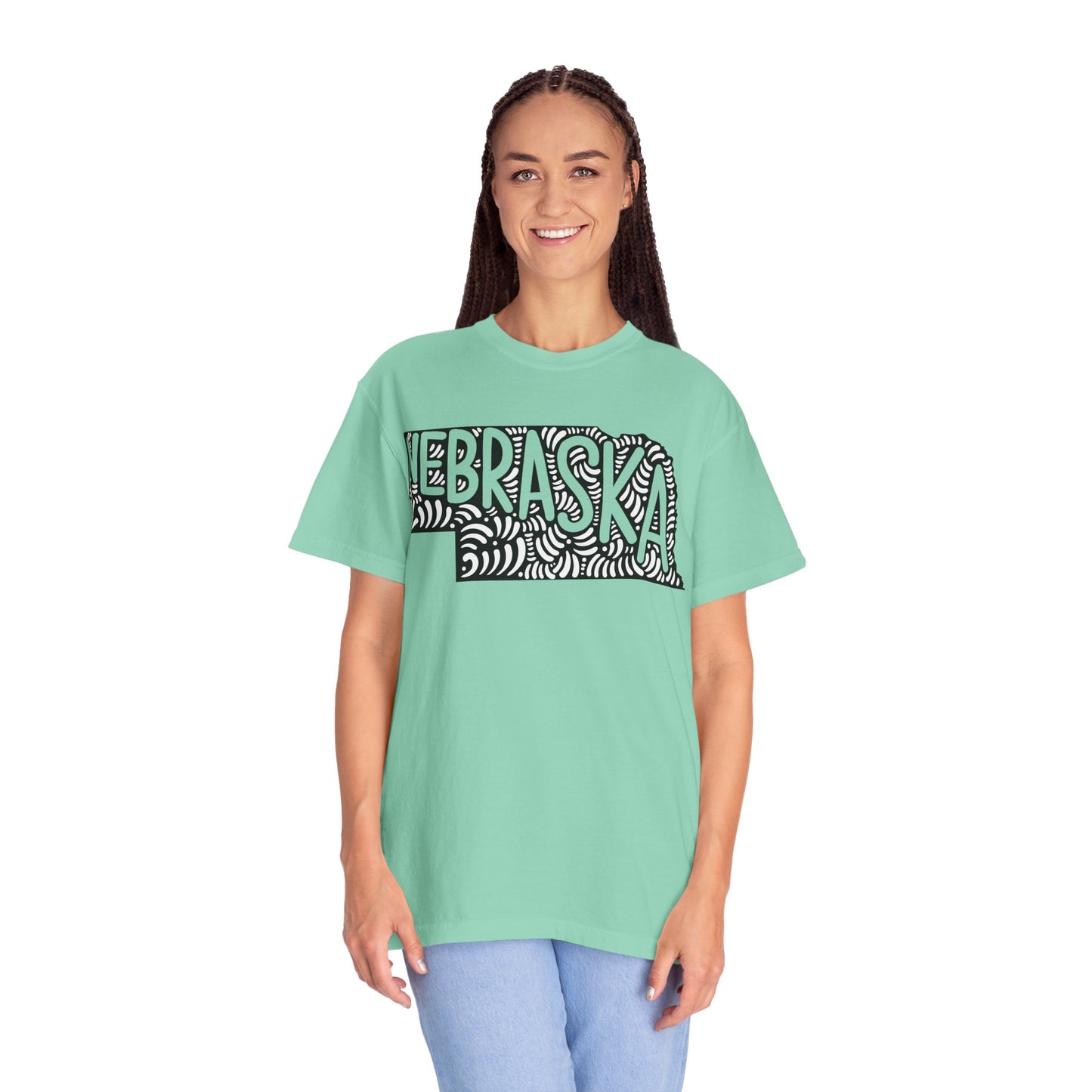 Nebraska "Woodcut Series" T-Shirt - 14 Colors in 7 Sizes Available!