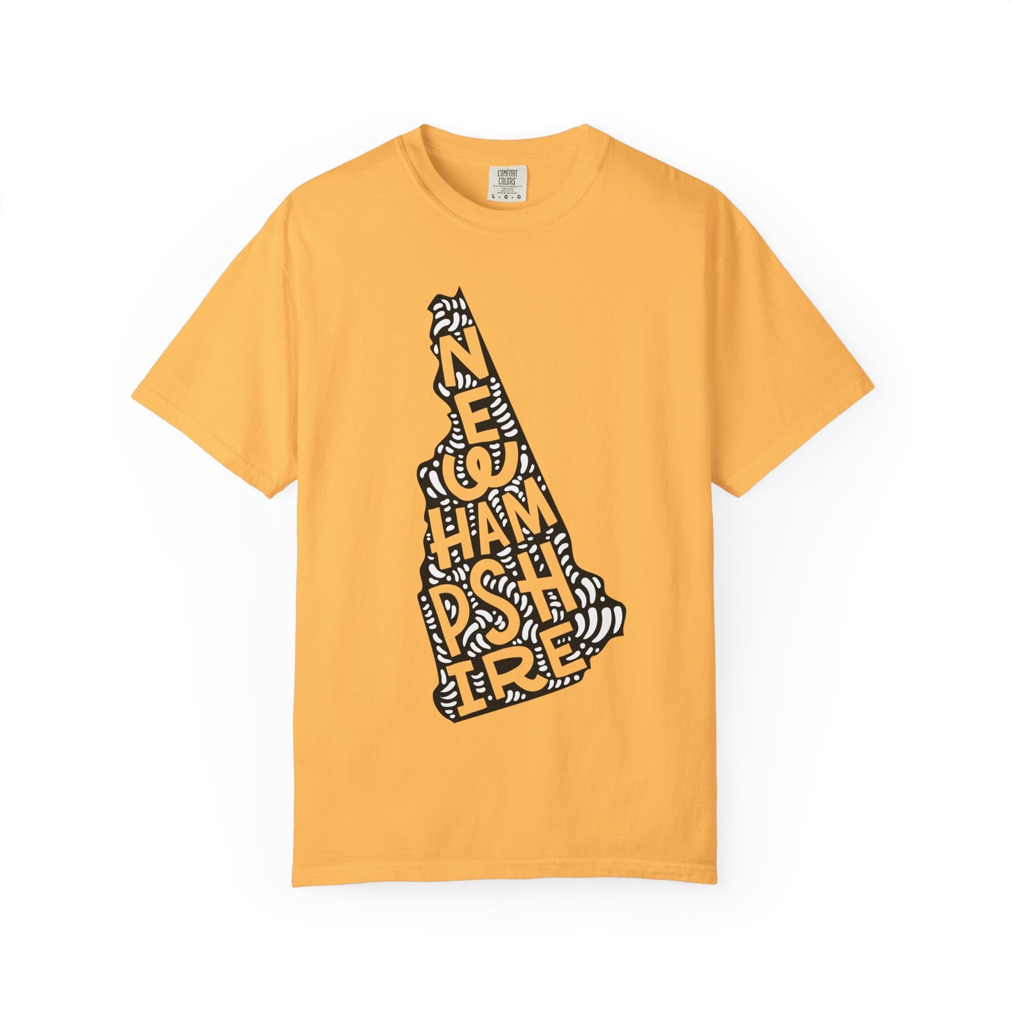 New Hampshire "Woodcut Series" T-Shirt - 14 Colors in 7 Sizes Available!