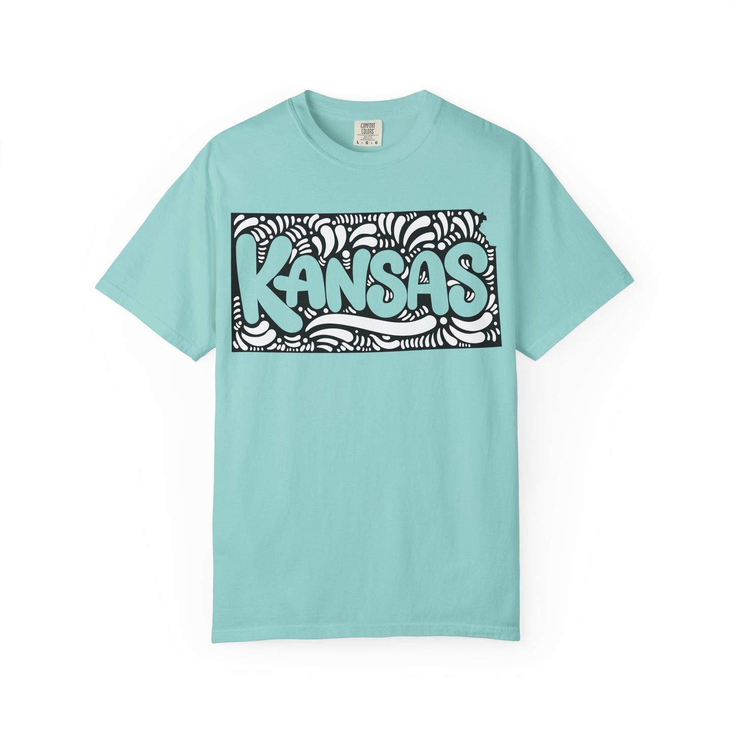 Kansas "Woodcut Series" T-Shirt - 14 Colors in 7 Sizes Available!
