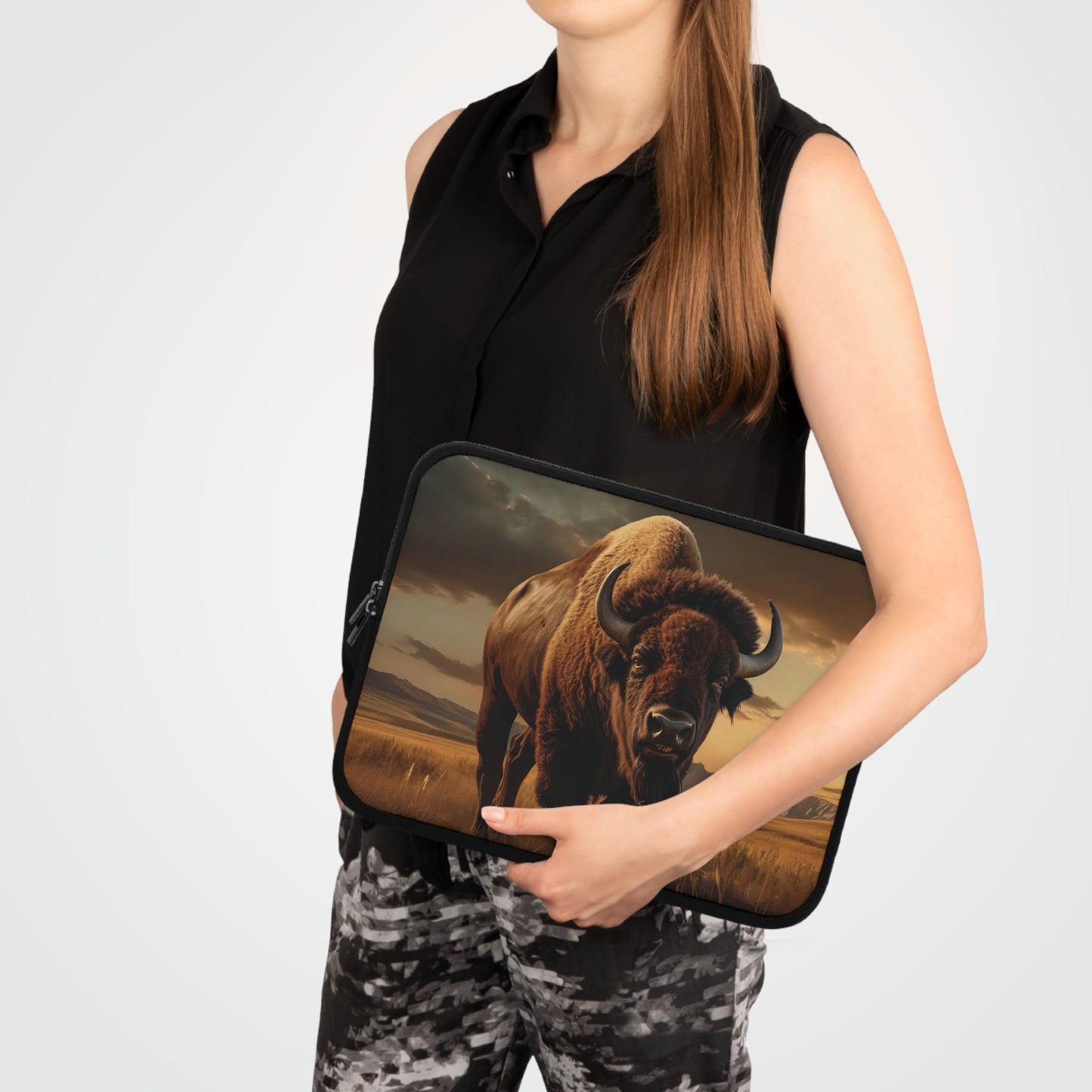 Buffalo / Bison Laptop Sleeve - Available in 5 Sizes!
