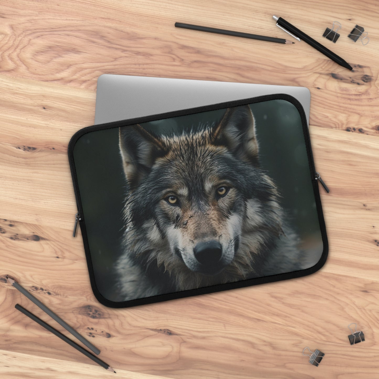 Wolf Stare Laptop Sleeve - Available in 5 Sizes!
