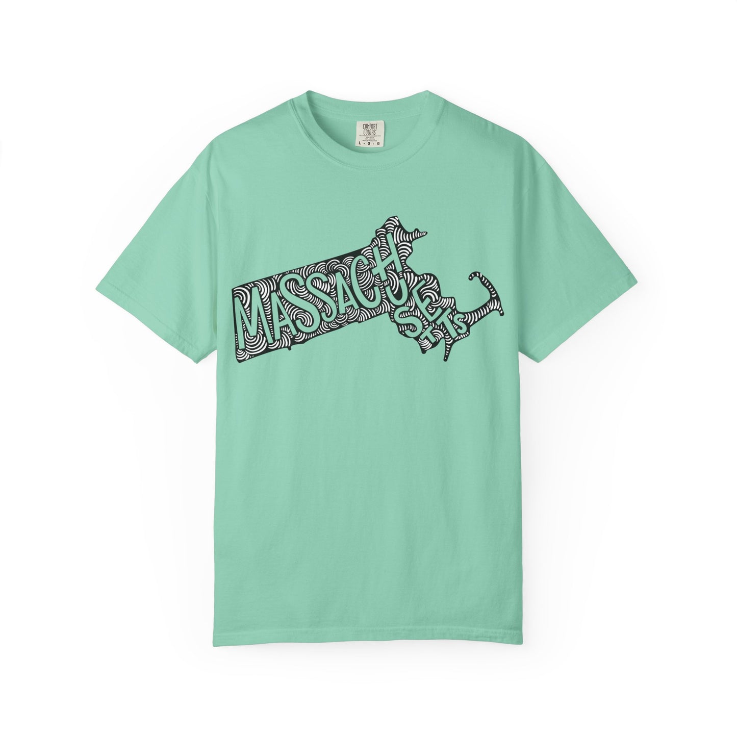 Massachusetts "Woodcut Series" T-Shirt - 14 Colors in 7 Sizes Available!