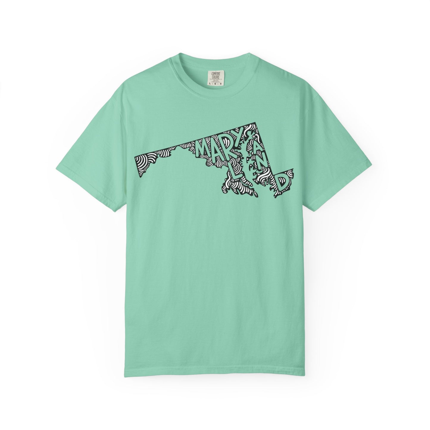 Maryland "Woodcut Series" T-Shirt - 14 Colors in 7 Sizes Available!