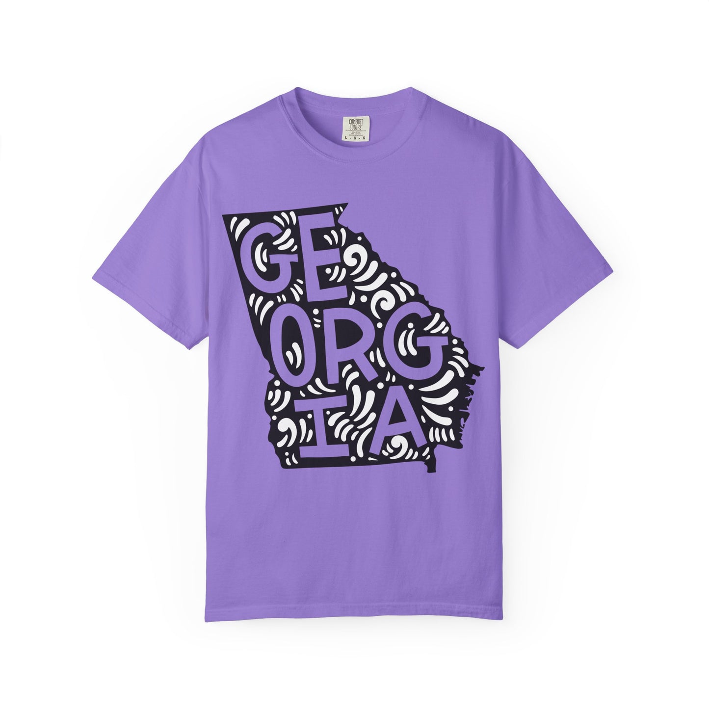 Georgia "Woodcut Series" T-Shirt - 14 Colors in 7 Sizes Available!