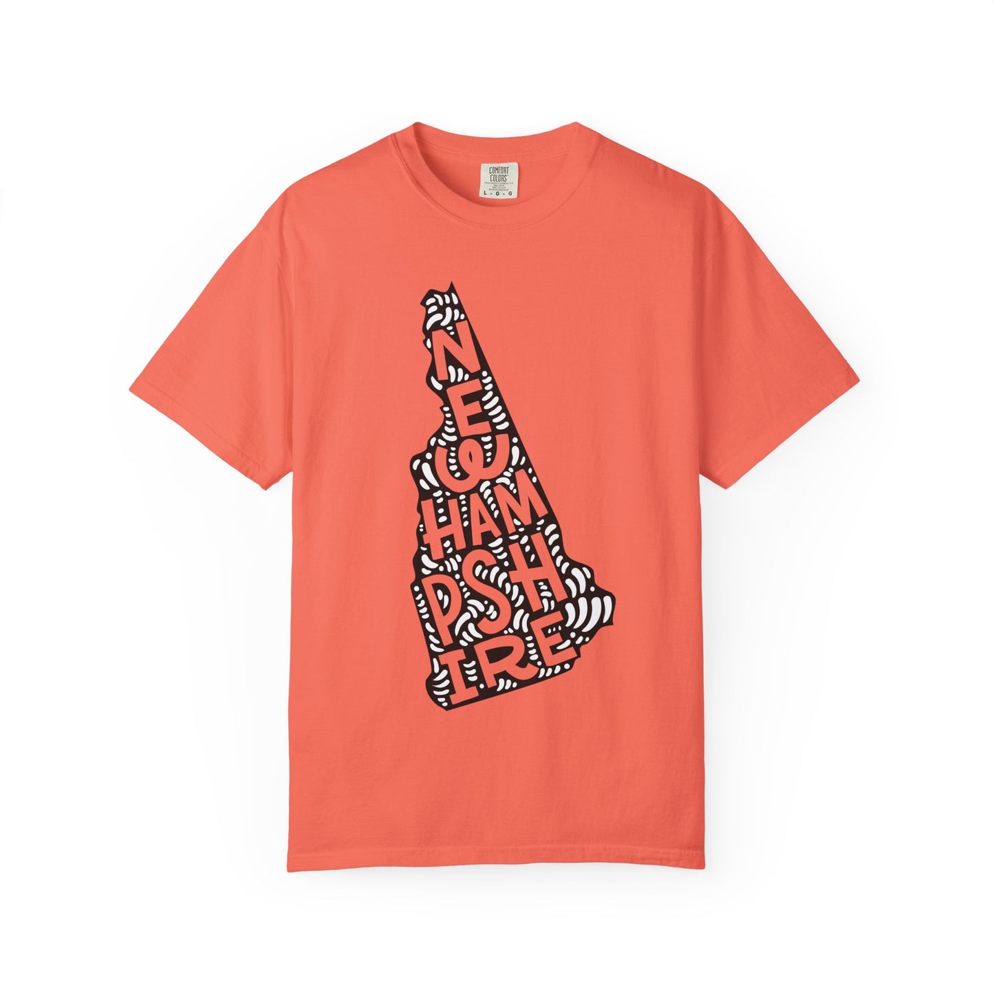 New Hampshire "Woodcut Series" T-Shirt - 14 Colors in 7 Sizes Available!
