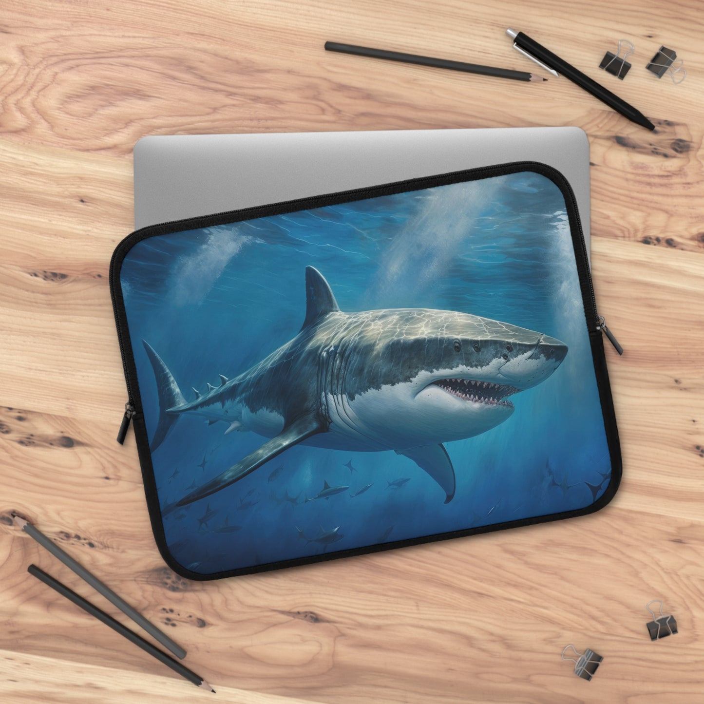 Great White Shark Laptop Sleeve - Available in 5 Sizes!