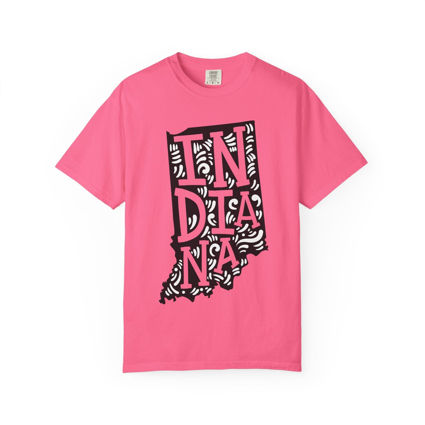 Indiana "Woodcut Series" T-Shirt - 14 Colors in 7 Sizes Available!