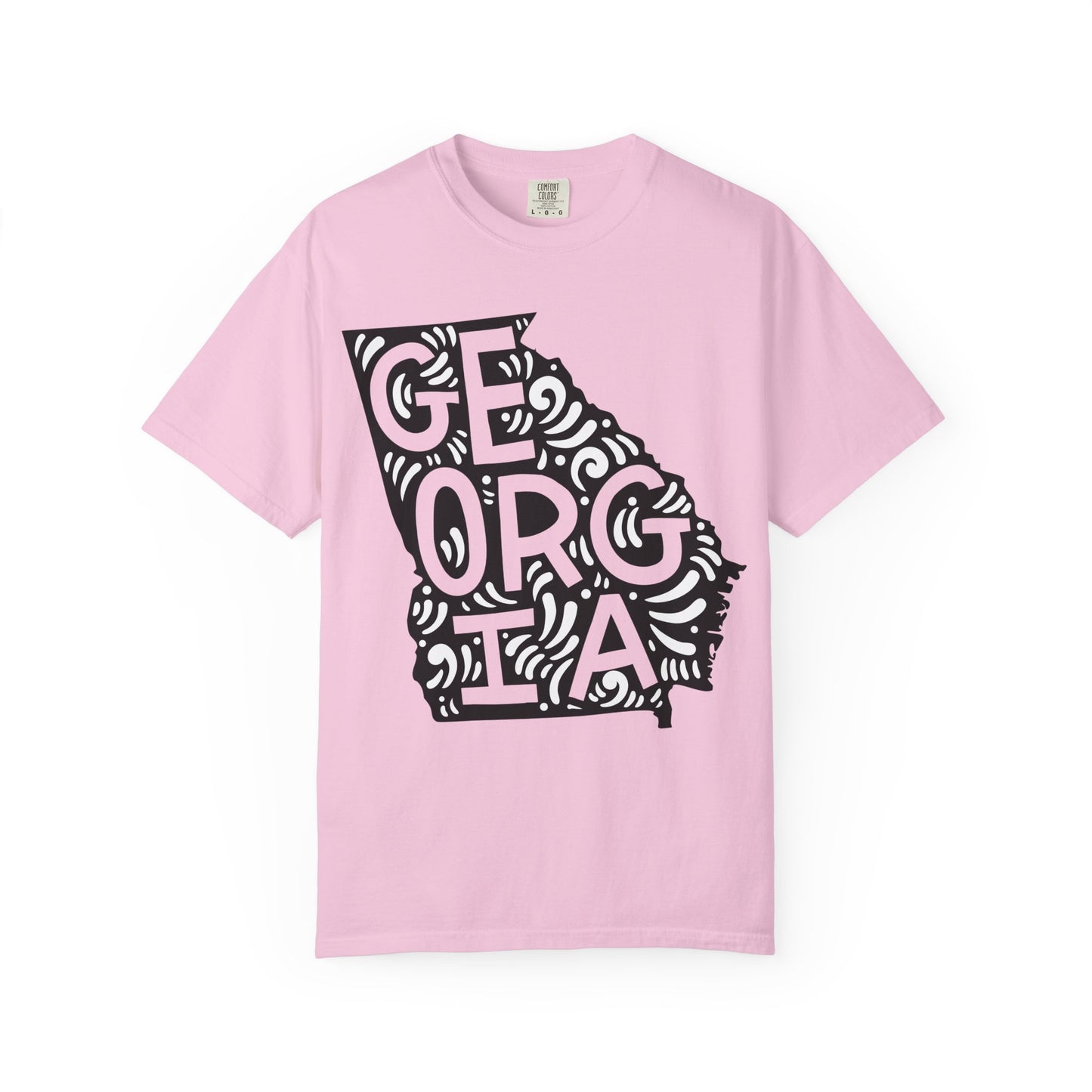 Georgia "Woodcut Series" T-Shirt - 14 Colors in 7 Sizes Available!