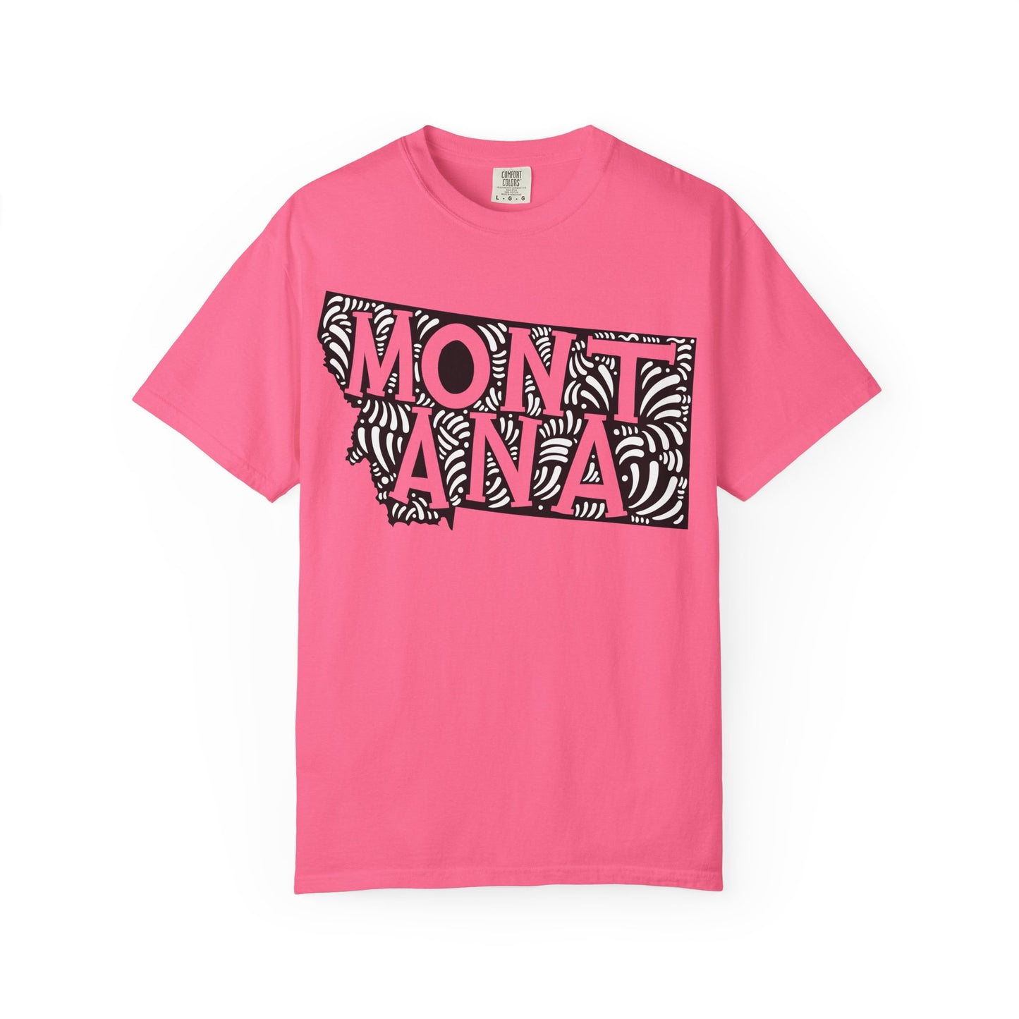 Montana "Woodcut Series" T-Shirt - 14 Colors in 7 Sizes Available!