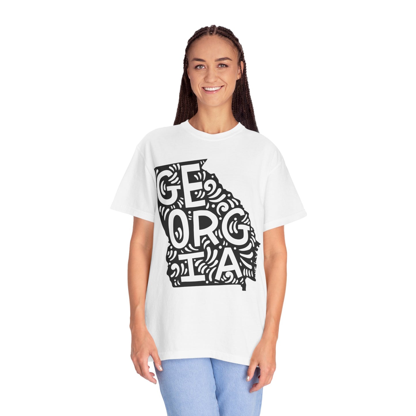 Georgia "Woodcut Series" T-Shirt - 14 Colors in 7 Sizes Available!