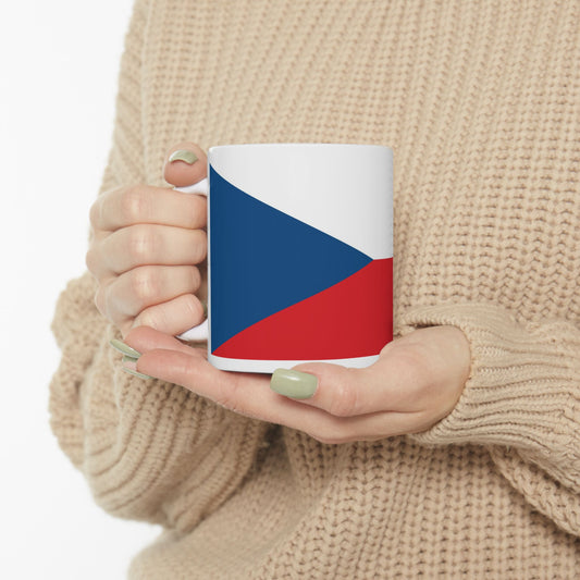 Czech Republic Flag Ceramic Mug - Available in 11oz & 15oz