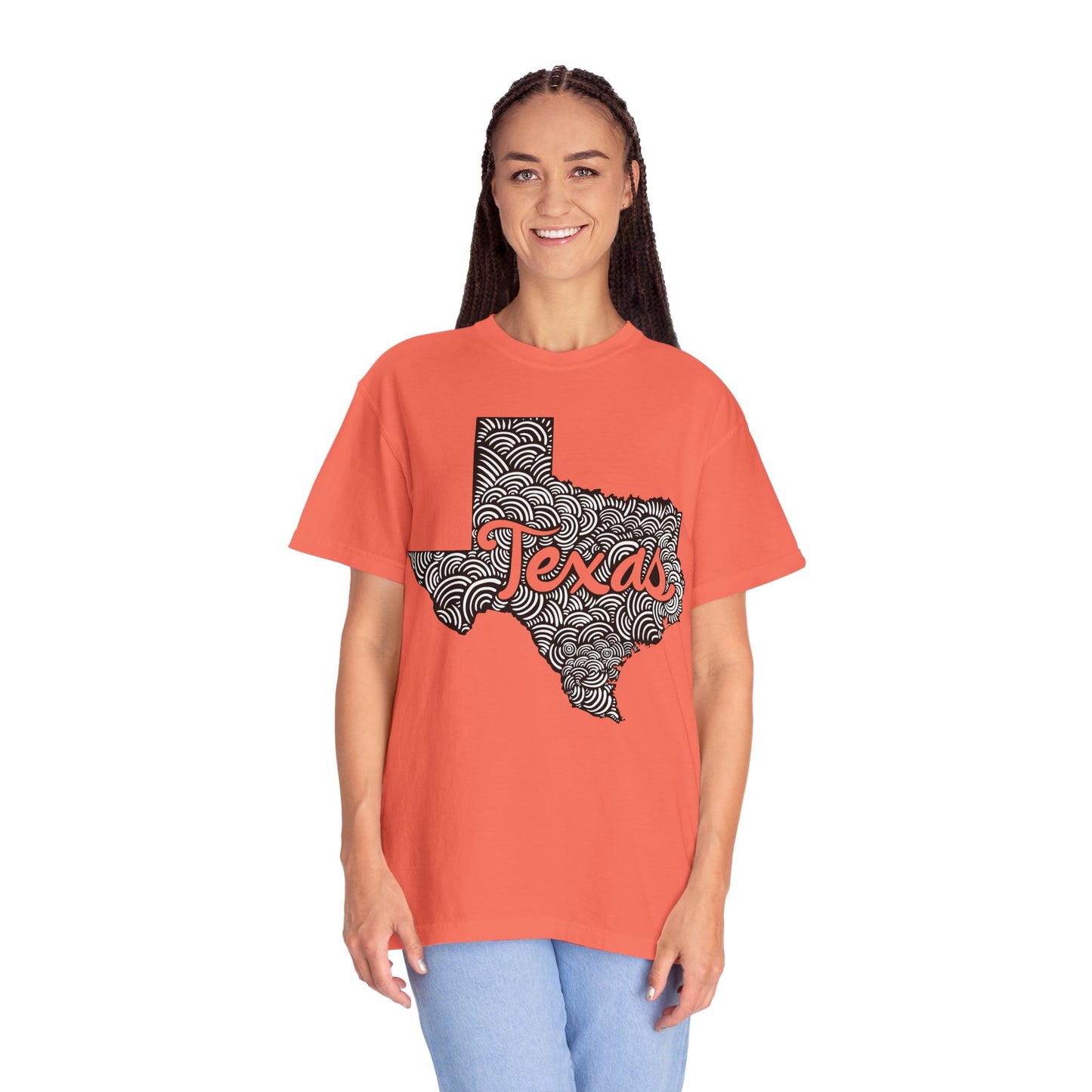 Texas "Woodcut Series" T-Shirt - 14 Colors in 7 Sizes Available!
