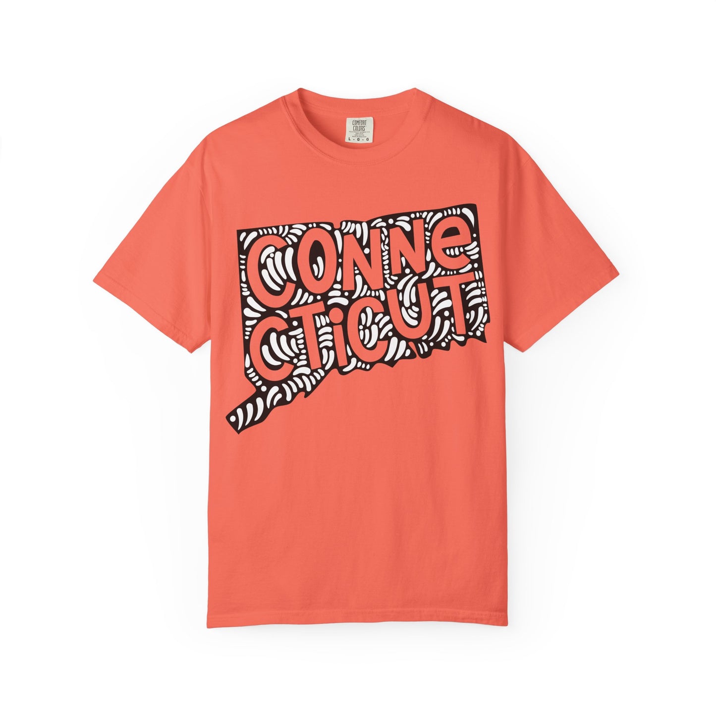 Connecticut "Woodcut Series" T-Shirt - 14 Colors in 7 Sizes Available!