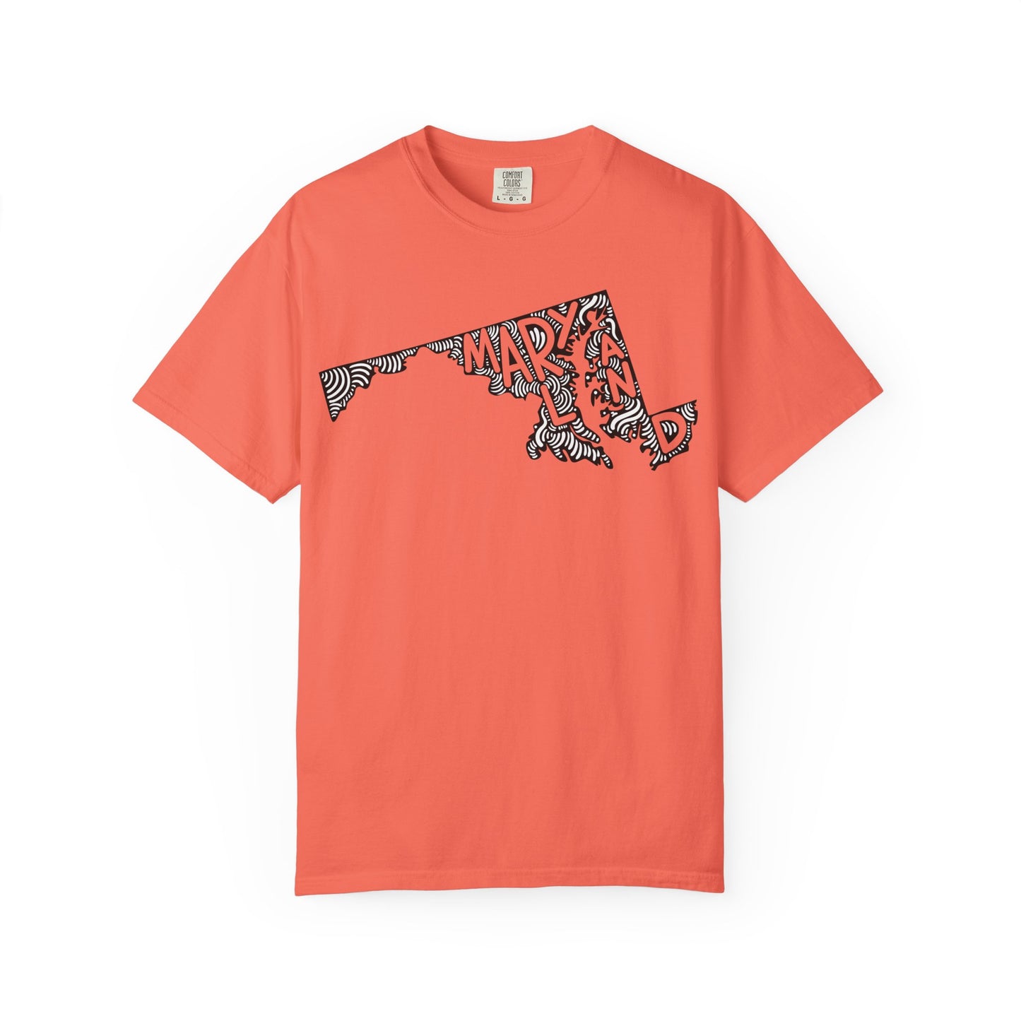 Maryland "Woodcut Series" T-Shirt - 14 Colors in 7 Sizes Available!