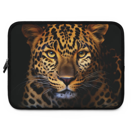 Cheetah Stare (Dark) Laptop Sleeve - Available in 5 Sizes!