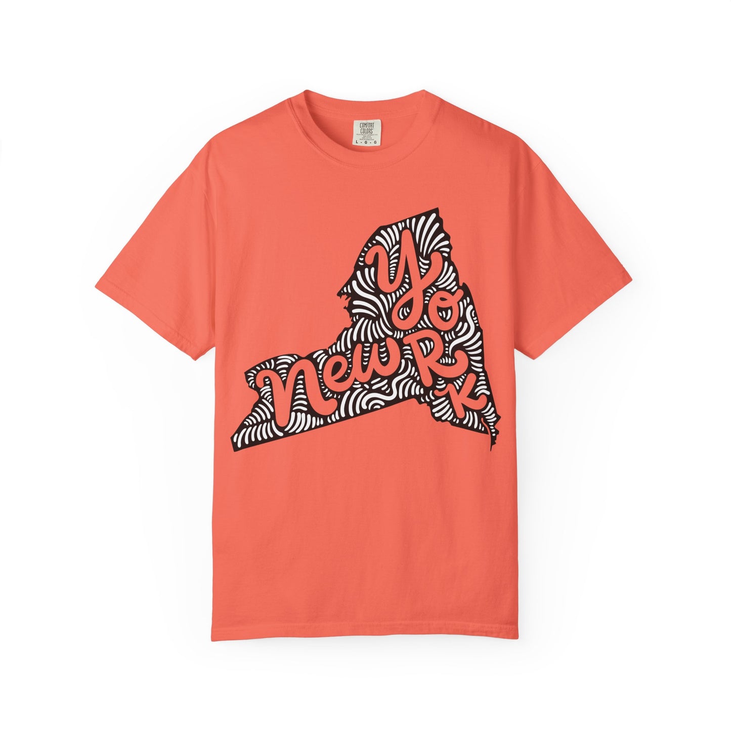 New York "Woodcut Series" T-Shirt - 14 Colors in 7 Sizes Available!