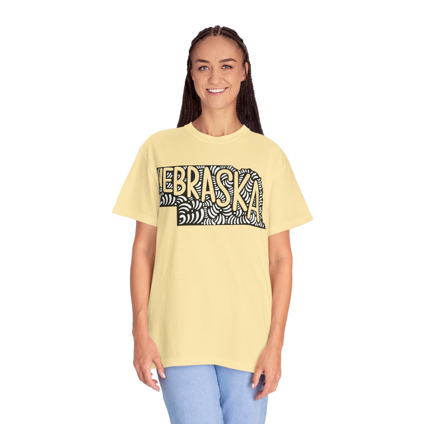 Nebraska "Woodcut Series" T-Shirt - 14 Colors in 7 Sizes Available!