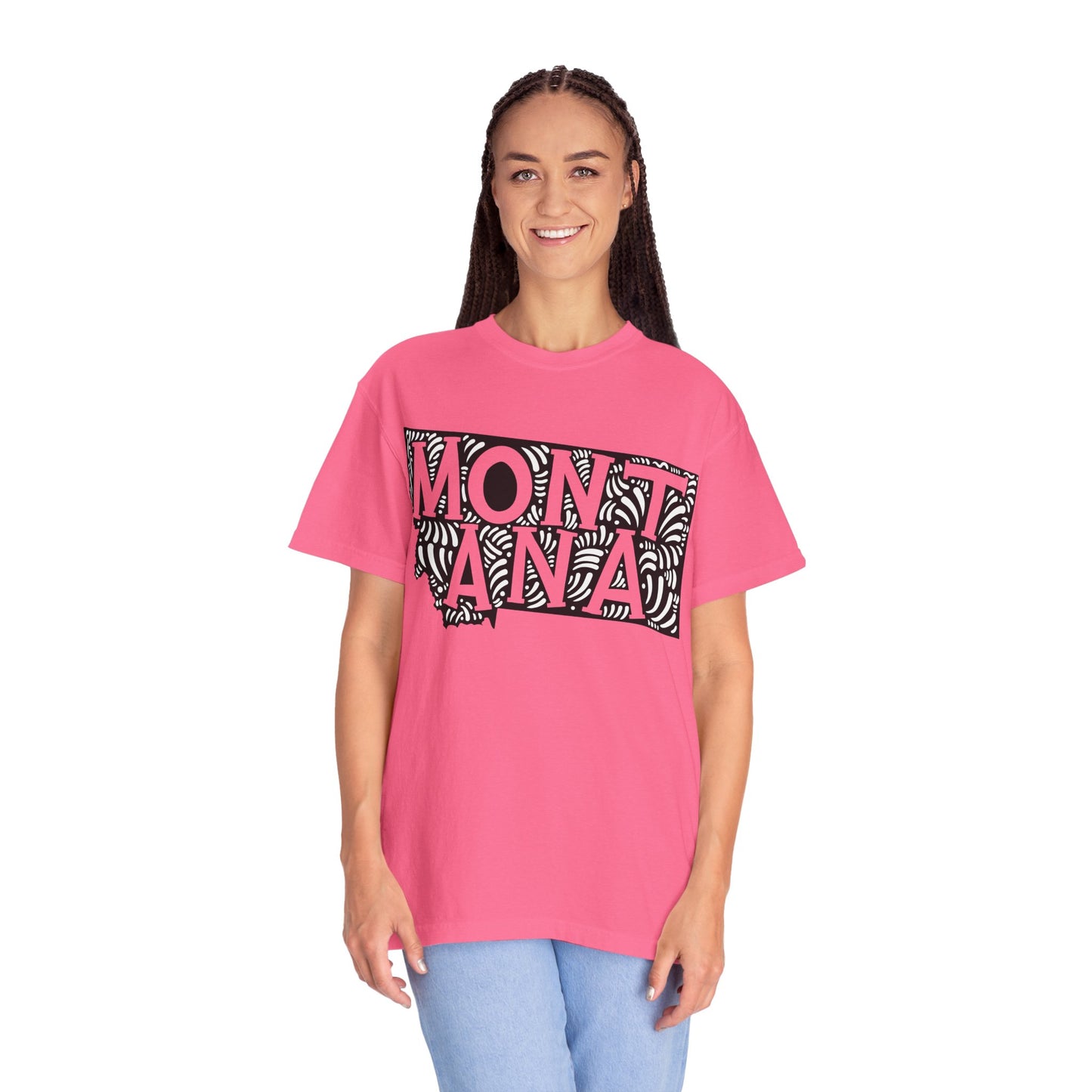 Montana "Woodcut Series" T-Shirt - 14 Colors in 7 Sizes Available!