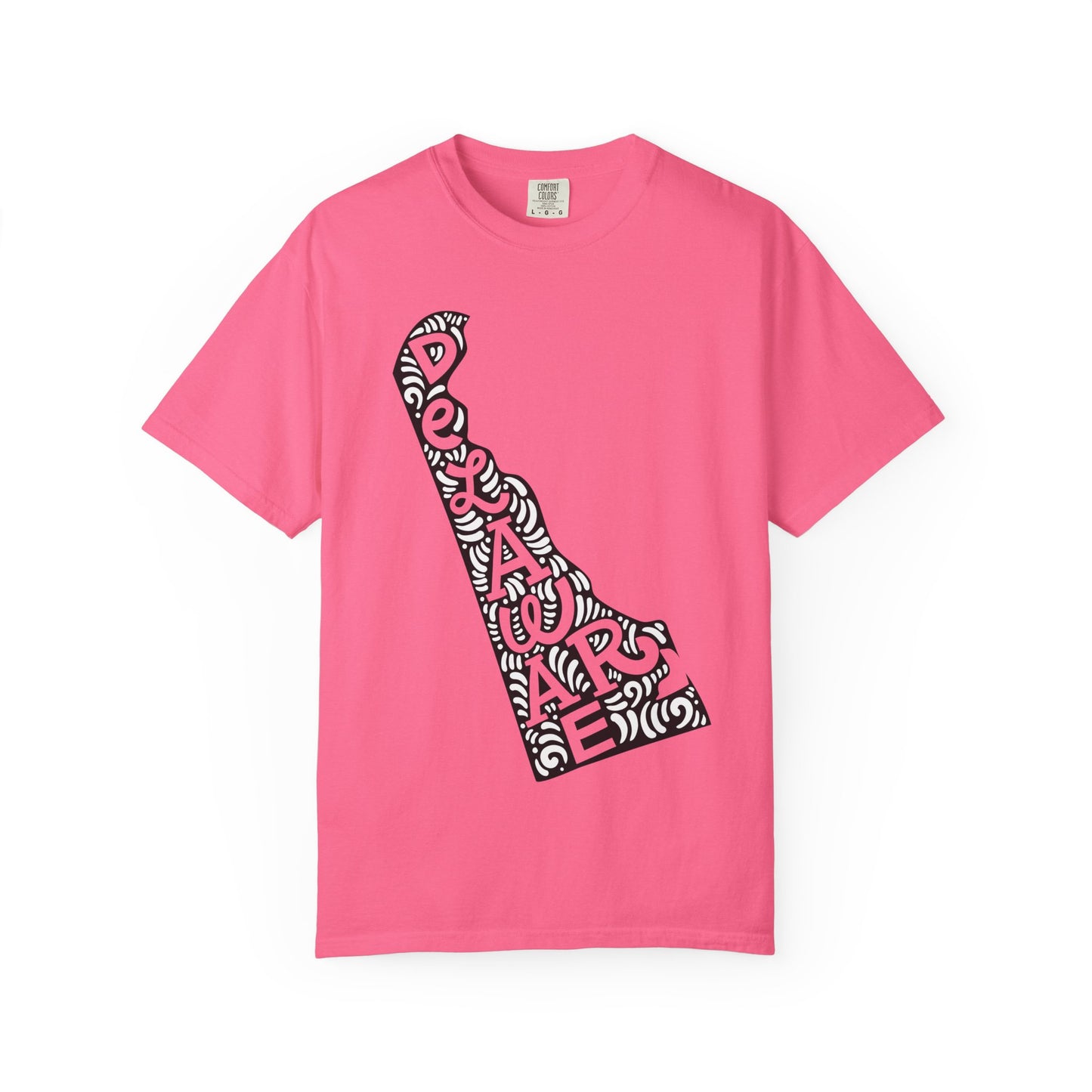 Delaware "Woodcut Series" T-Shirt - 14 Colors in 7 Sizes Available!