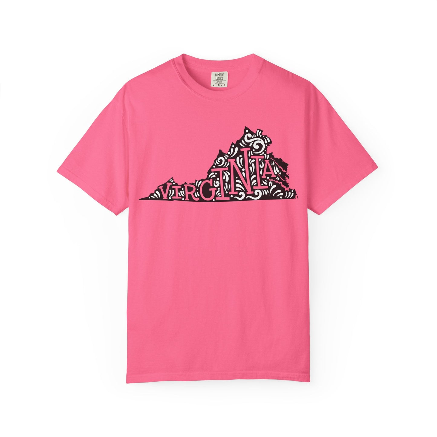 Virginia "Woodcut Series" T-Shirt - 14 Colors in 7 Sizes Available!