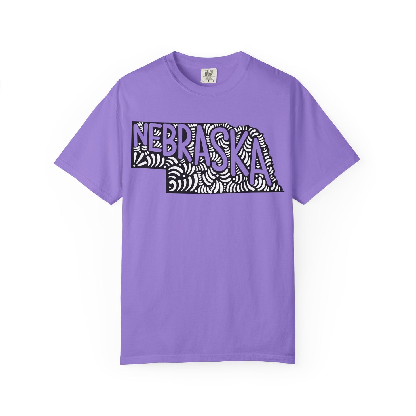 Nebraska "Woodcut Series" T-Shirt - 14 Colors in 7 Sizes Available!