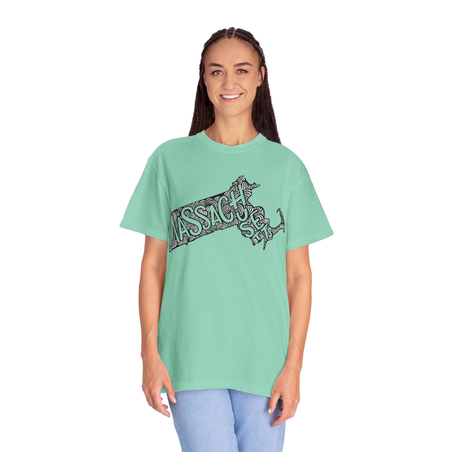 Massachusetts "Woodcut Series" T-Shirt - 14 Colors in 7 Sizes Available!