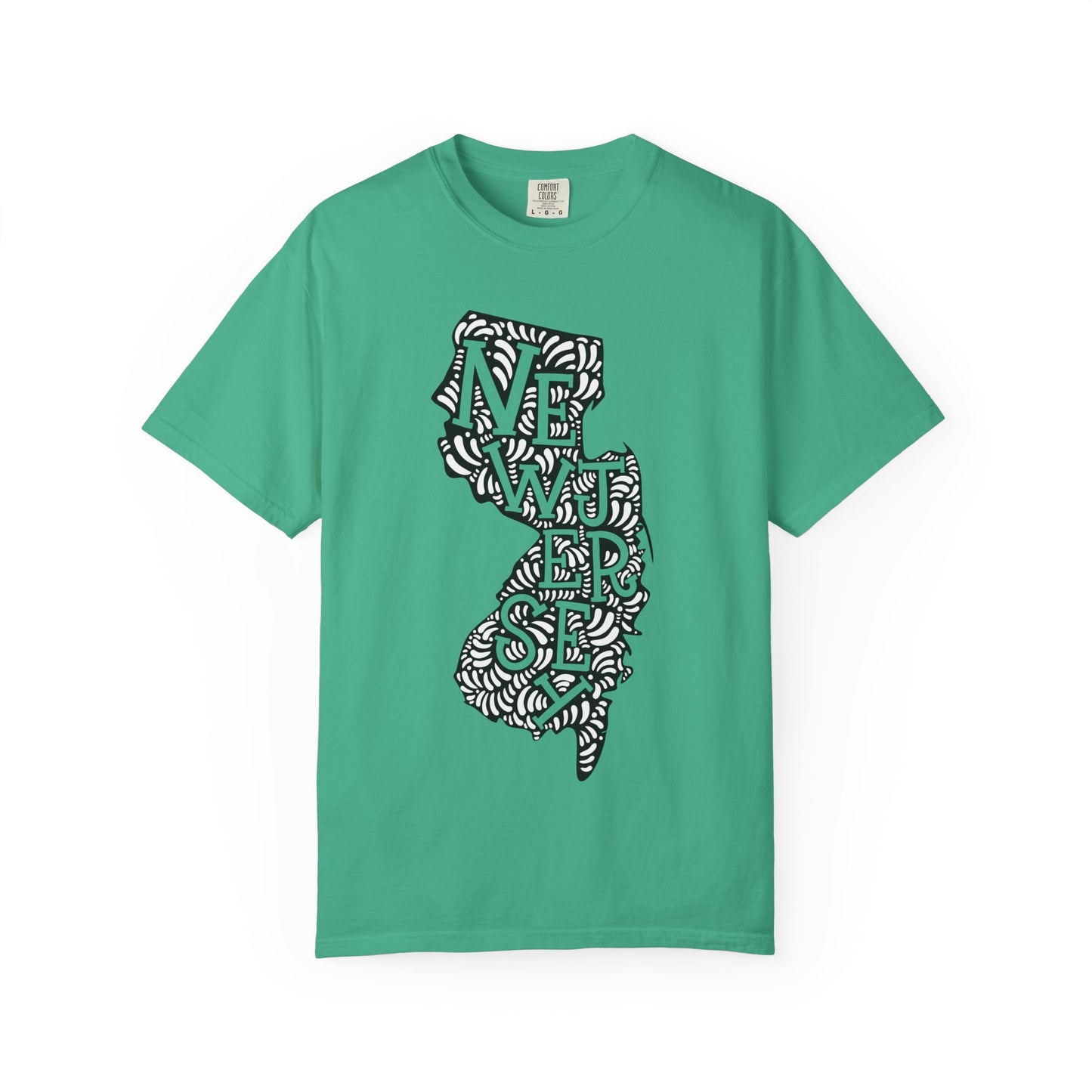 New Jersey "Woodcut Series" T-Shirt - 14 Colors in 7 Sizes Available!