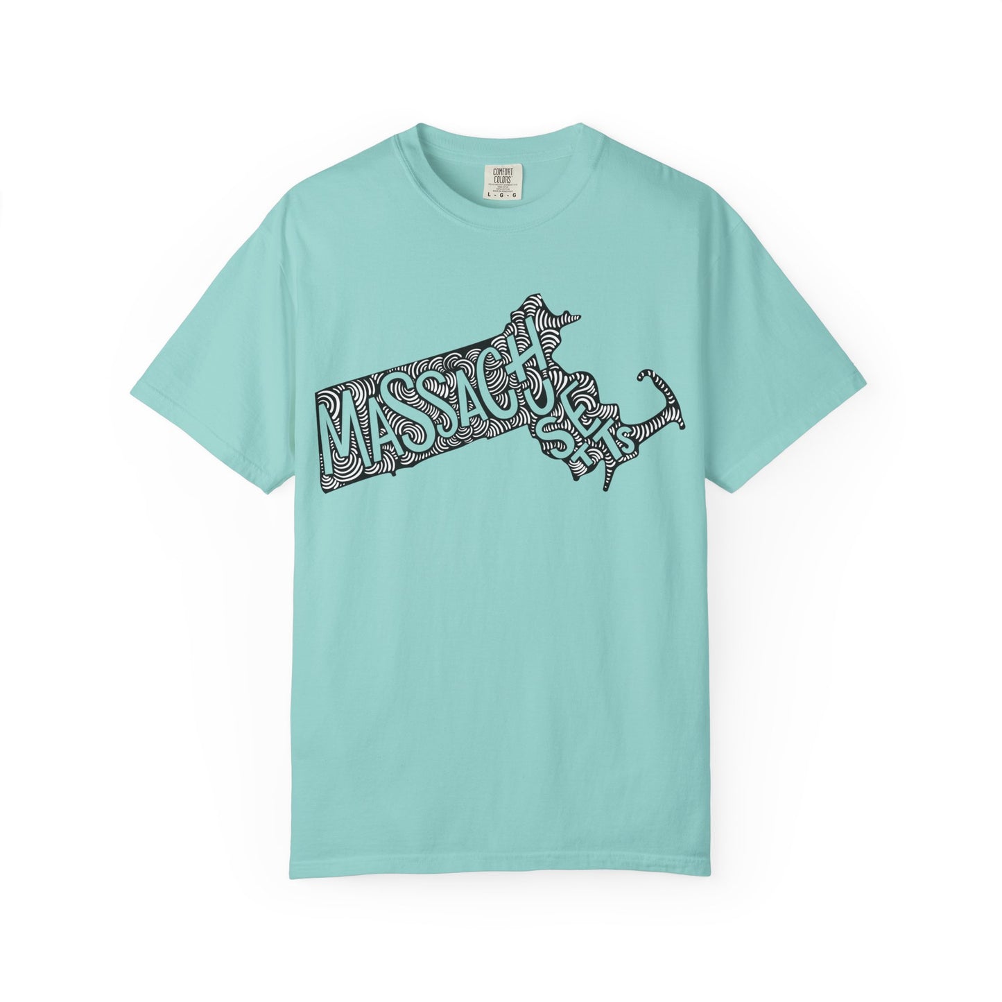 Massachusetts "Woodcut Series" T-Shirt - 14 Colors in 7 Sizes Available!